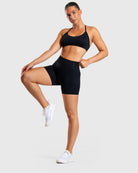 Black Ignite Shorts - Peach Tights - Shorts