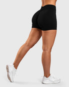 Black Peak Shorts - Peach Tights - Shorts