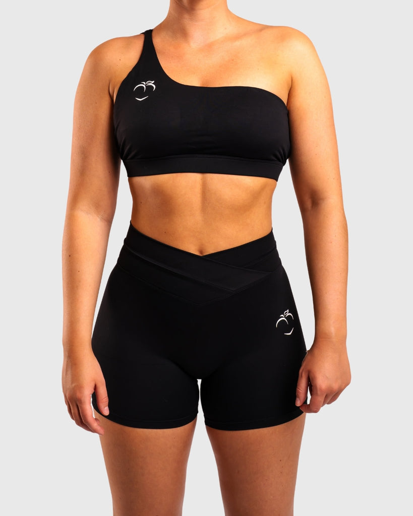 Black Prism Sports-bra - Peach Tights - Topp