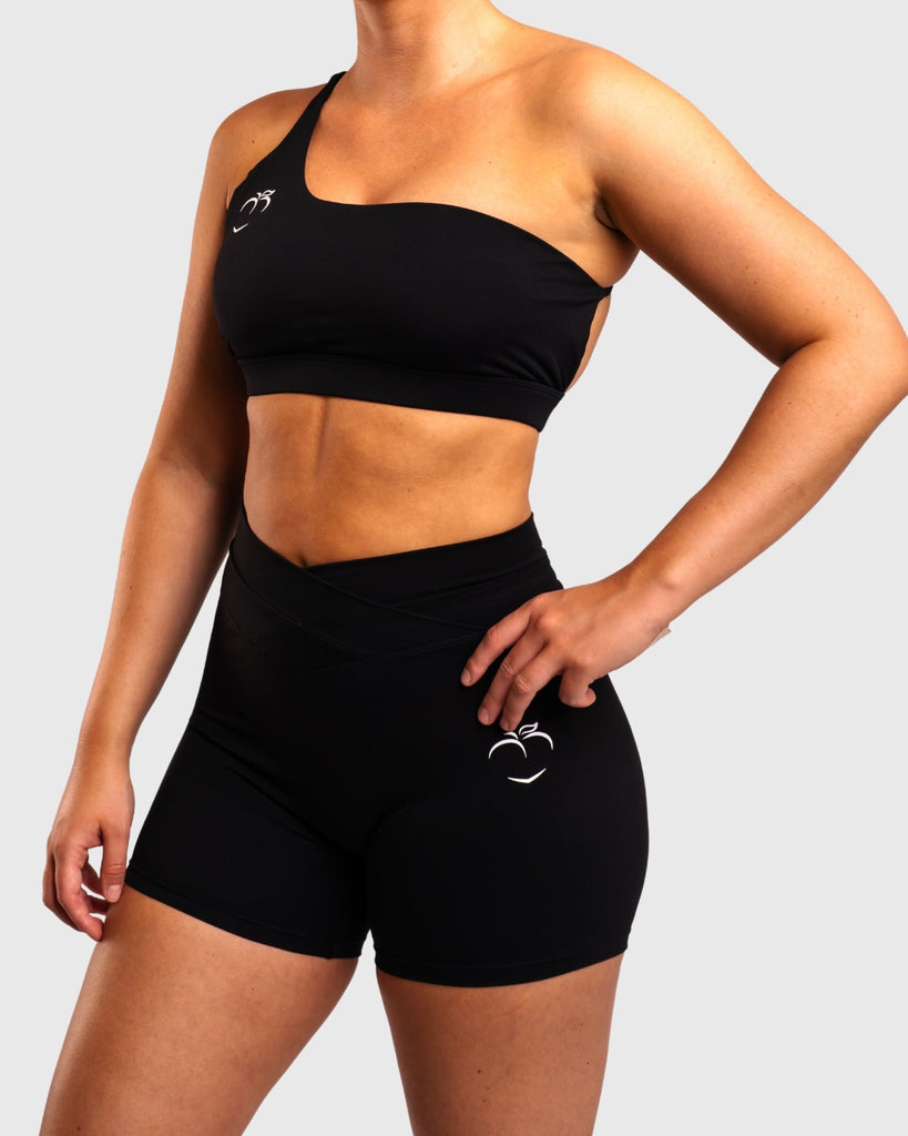 Black Prism Sports-bra - Peach Tights - Topp