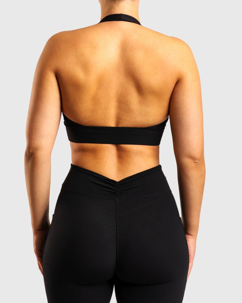 Black Pulse Sports - bra - Peach Tights - Sports - Bra