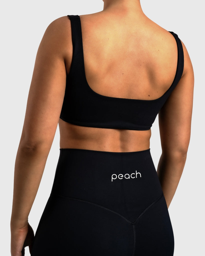 Black Refine Sports - bra - Peach Tights - Sports - Bra