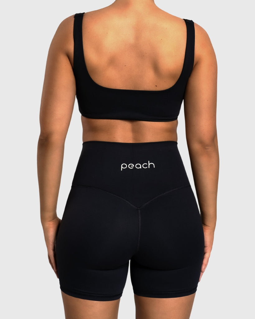 Black Refine Sports - bra - Peach Tights - Sports - Bra