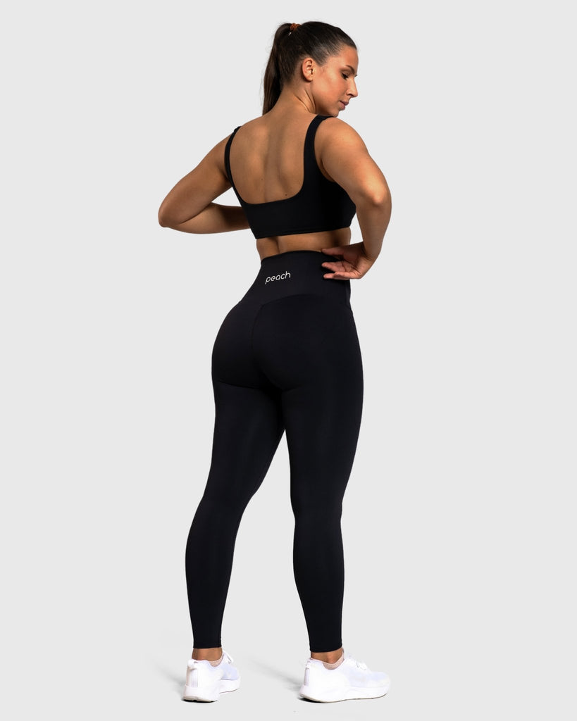 Black Refine Sports - bra - Peach Tights - Sports - Bra