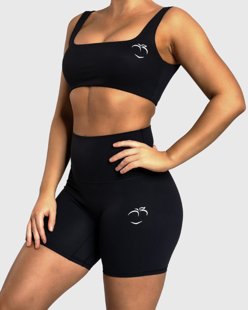 Black Refine Sports - bra - Peach Tights - Sports - Bra