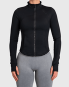 Black Shape Jacket - Peach Tights - Jacket