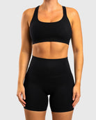 Black Softelle Sports - bra - Peach Tights - Sports - Bra