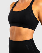Black Softelle Sports - bra - Peach Tights - Sports - Bra