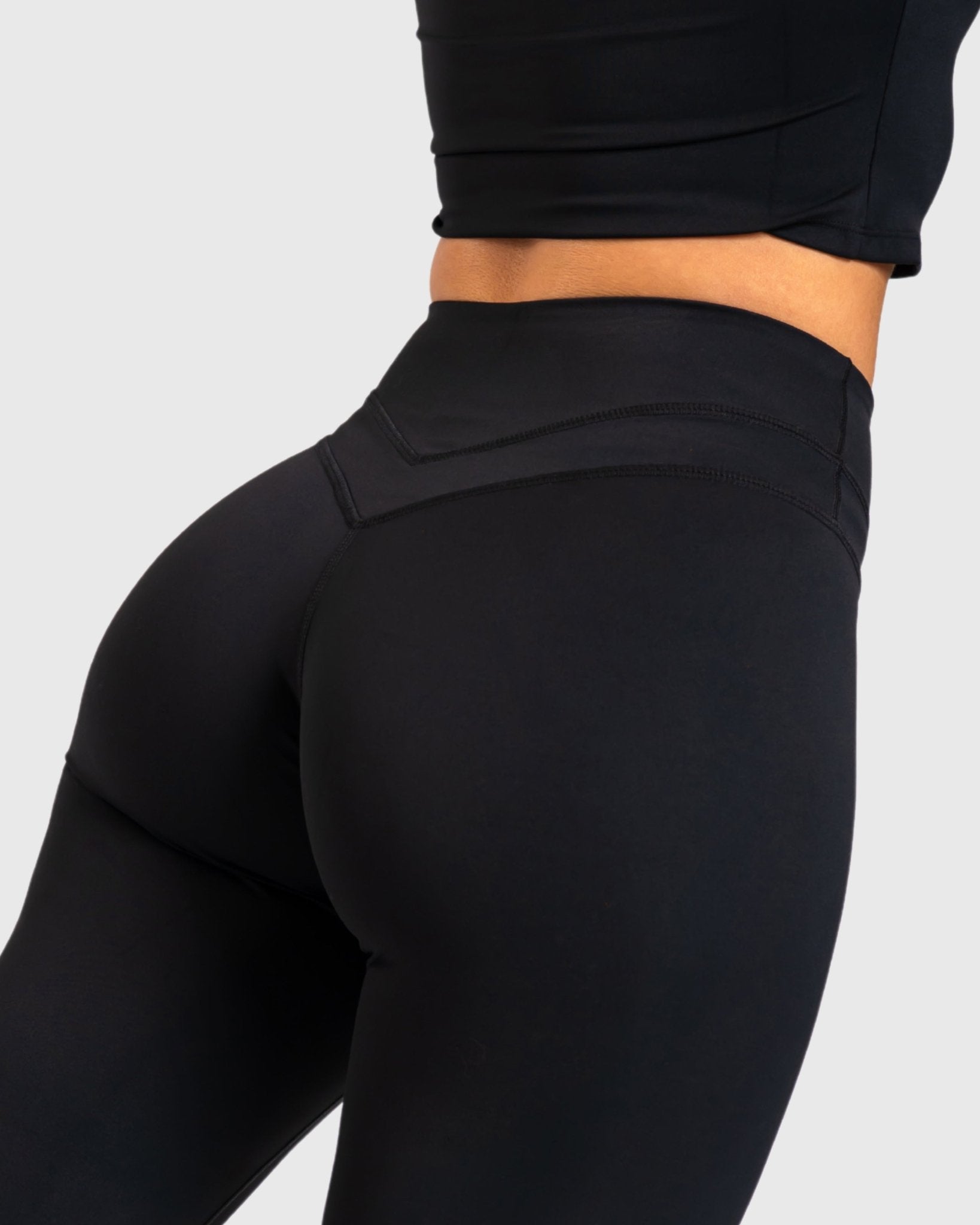 Black Velocity Tights - Peach Tights - Tights