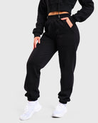 Black Vibe Sweatpants - Peach Tights - Sweatpants