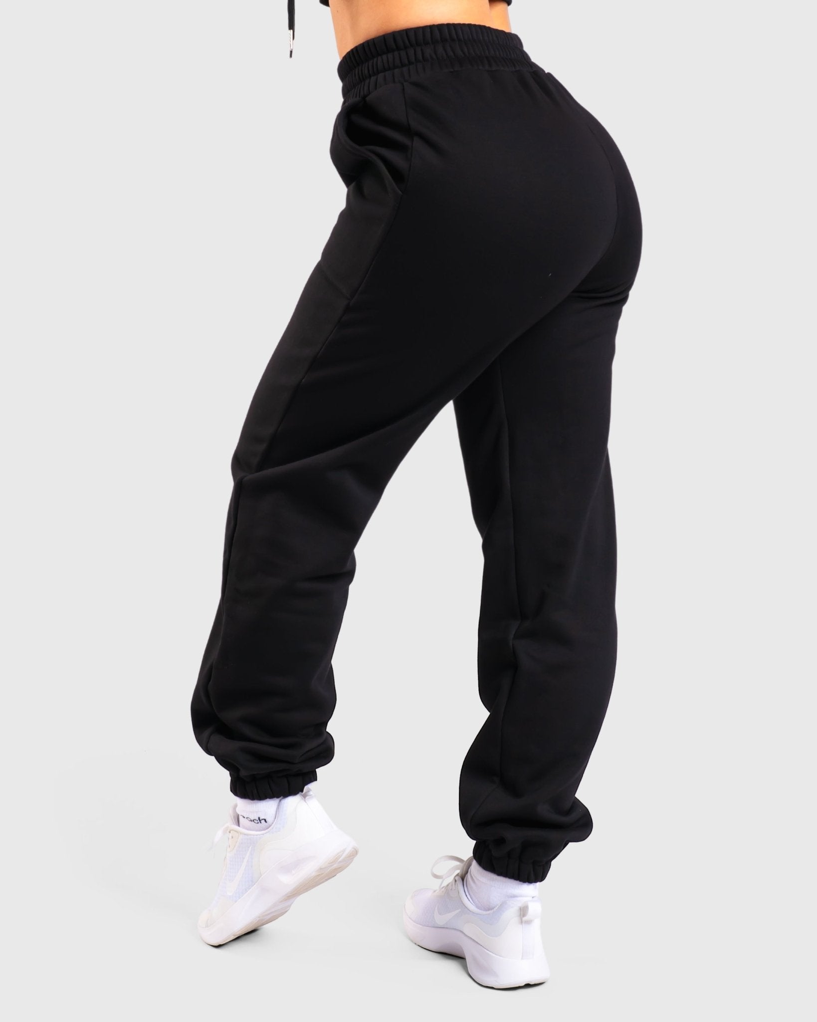 Black Vibe Sweatpants - Peach Tights - Sweatpants