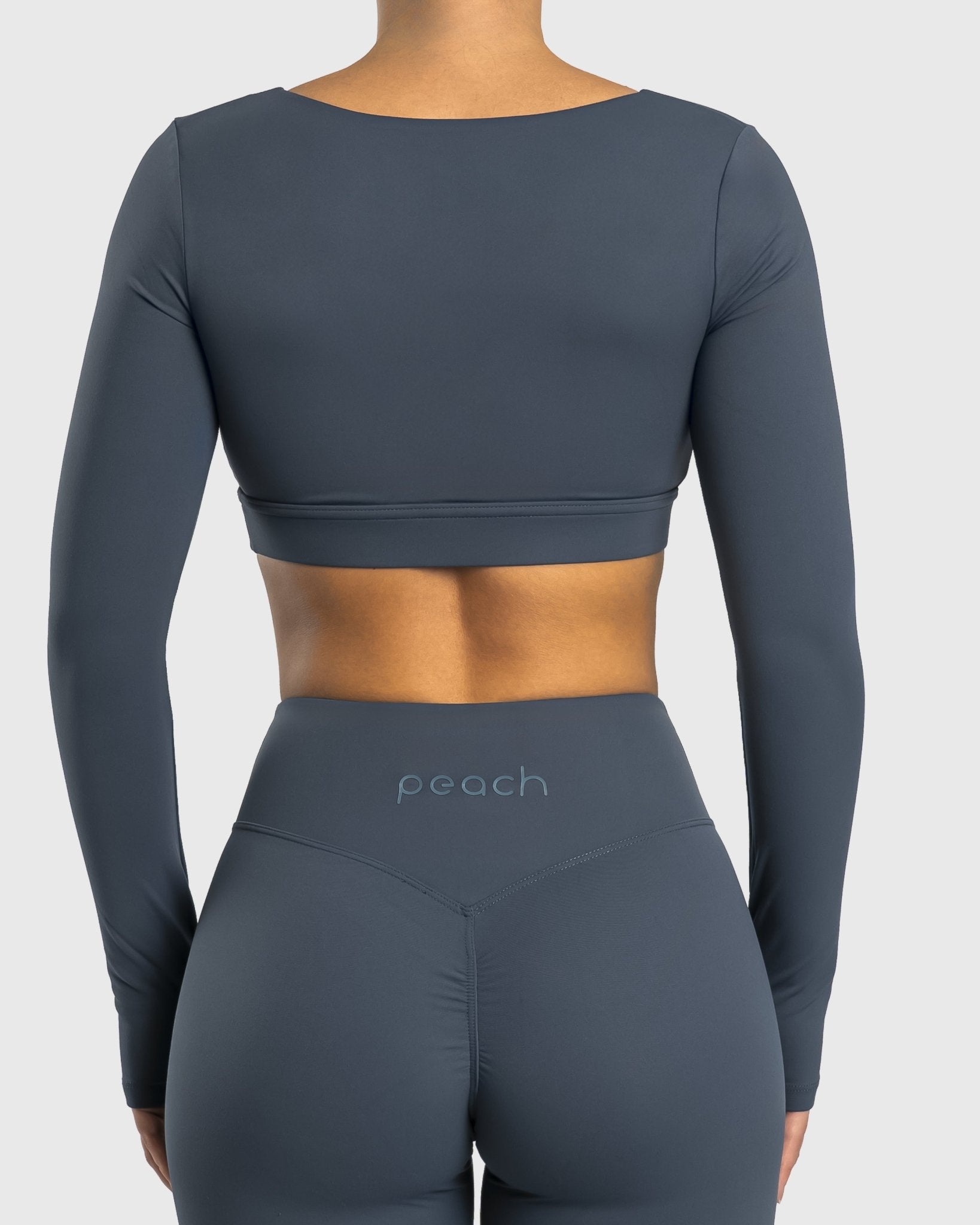 Blue Align Long Sleeve - Peach Tights - Long sleeve