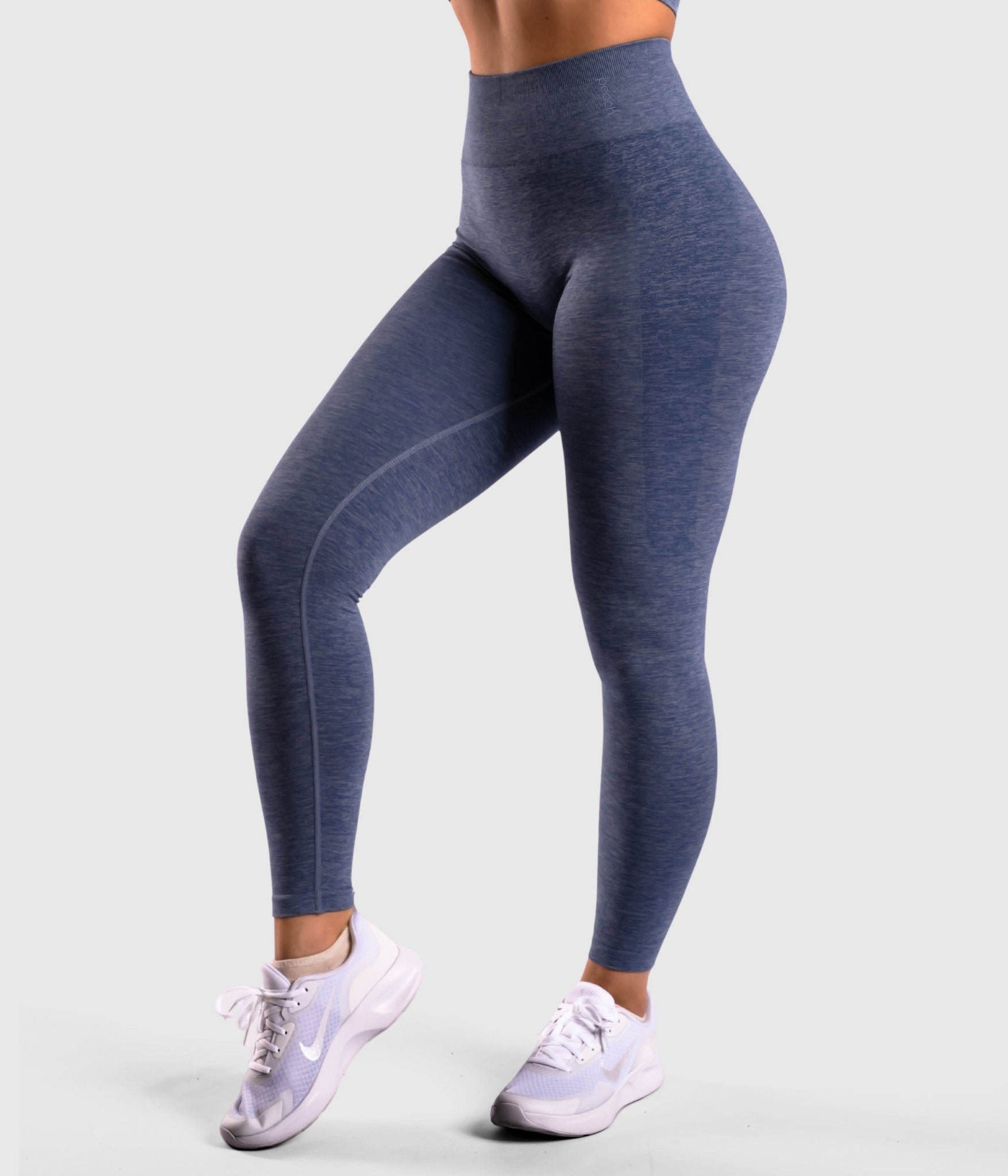 Blue Deluxe Mid Waist Tights - Peach Tights - Tights