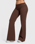 Brown Flow Yoga Pants - Peach Tights - Tights