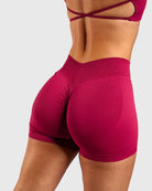 Burgundy Peak Shorts - Peach Tights - Shorts