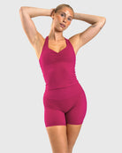 Cherry Pink Softelle Shorts - Peach Tights - Tights