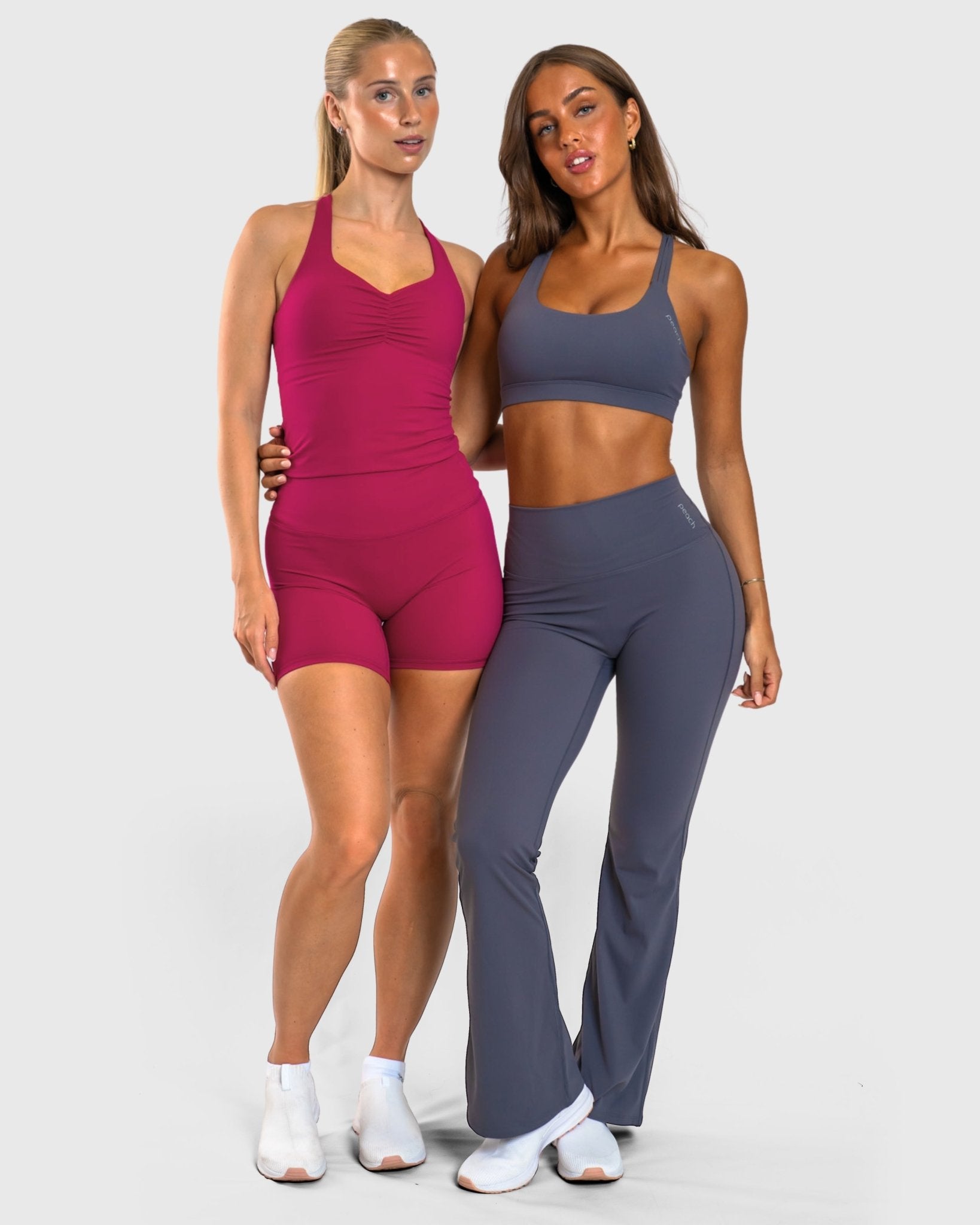 Cherry Pink Softelle Shorts - Peach Tights - Tights