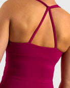 Cherry Pink Softelle Singlet - Peach Tights - Sports - Bra