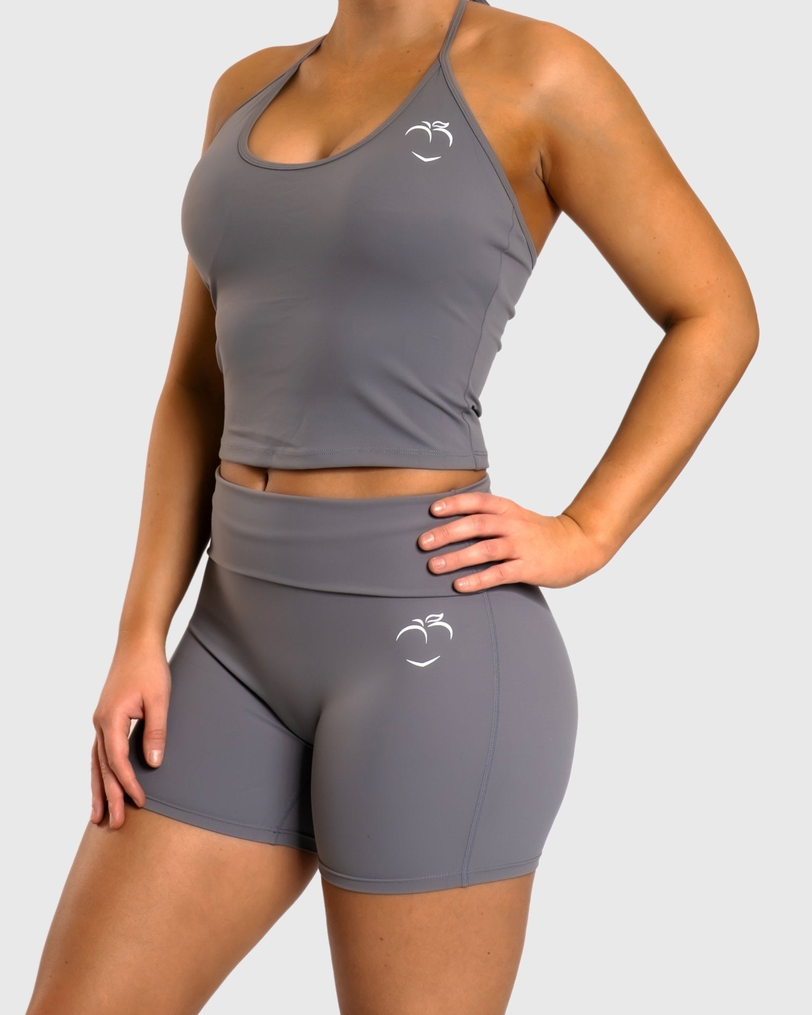 Grey Allure Sports - bra - Peach Tights - Sports - Bra