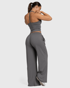 Grey Lounge Pants - Peach Tights - Sweatpants