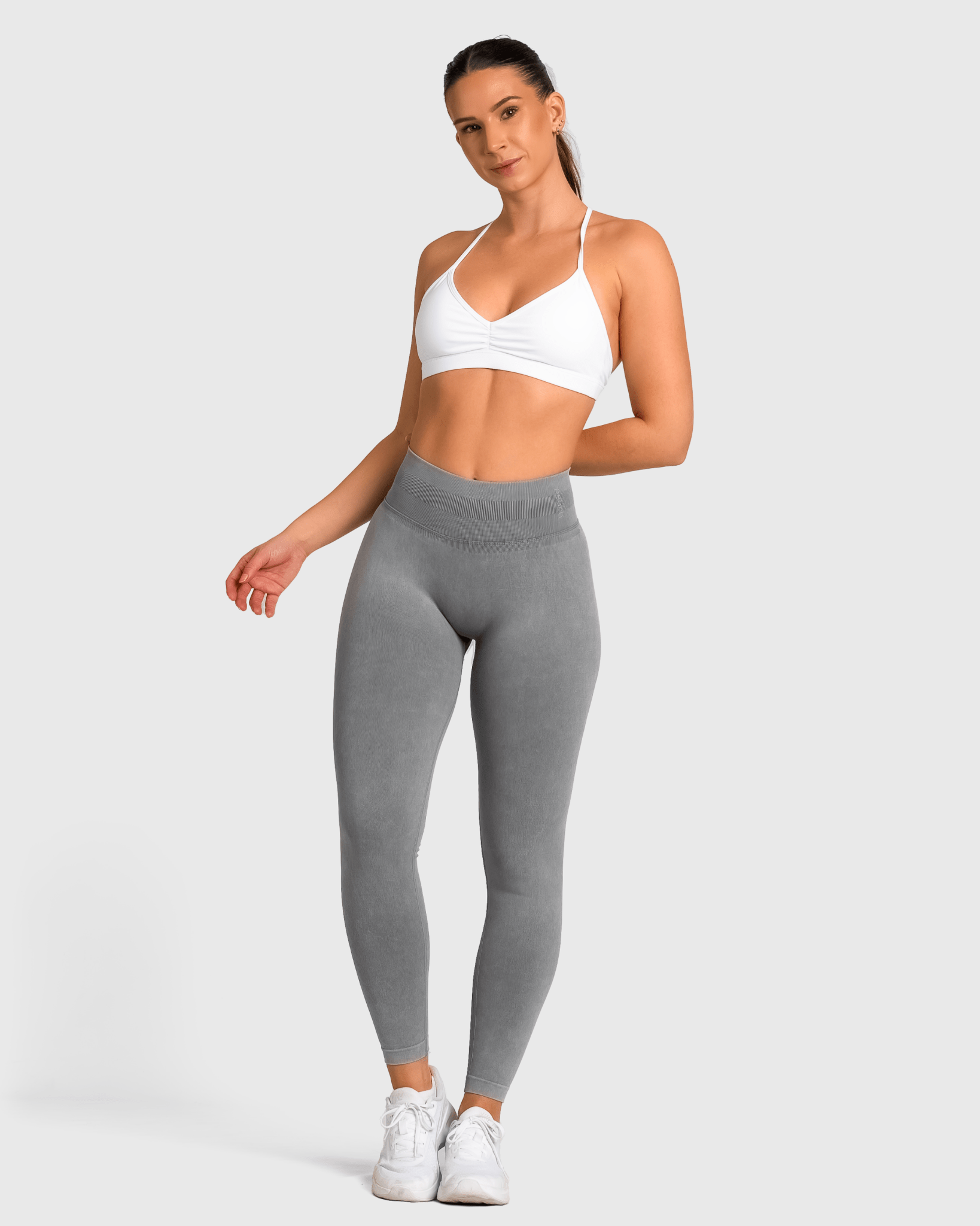 Grey Mist Tights - Peach Tights - Tights