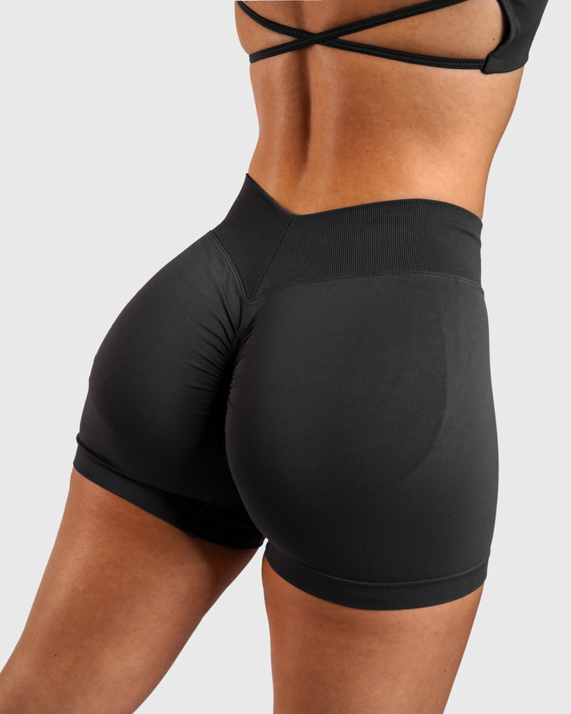 Grey Peak Shorts - Peach Tights - Shorts