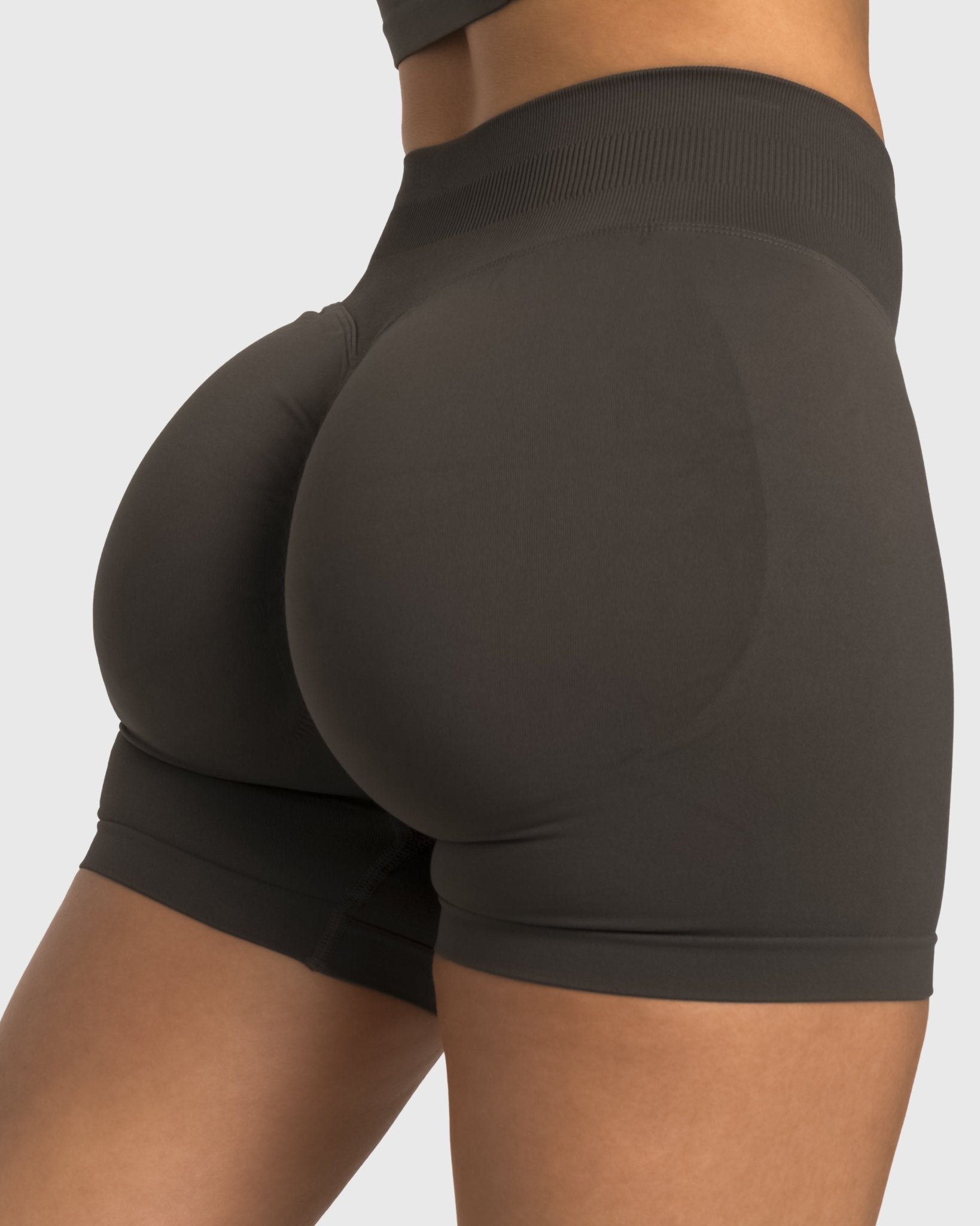 Grey Sense Shorts - Peach Tights - Shorts