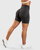 Grey Solid Shorts - Peach Tights - Shorts