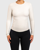 Ivory Base Long Sleeve - Peach Tights - Long sleeve