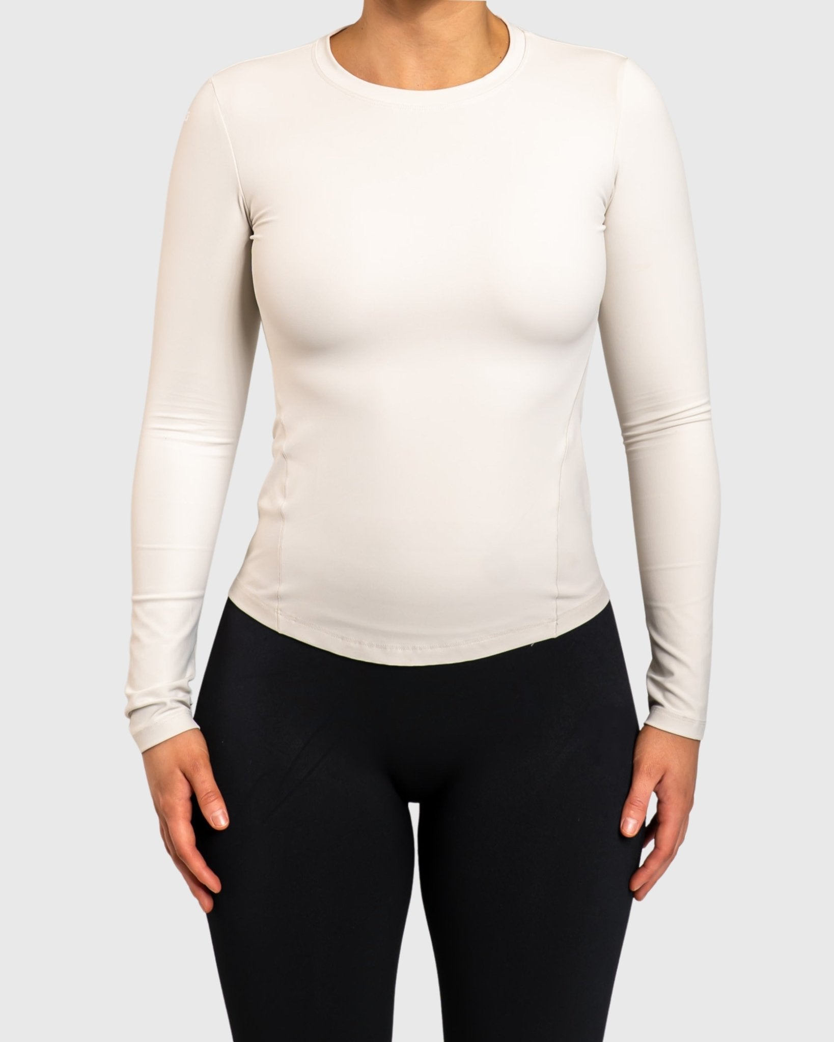 Ivory Base Long Sleeve - Peach Tights - Long sleeve