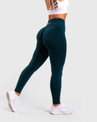 Jungle Green Deluxe Mid Waist - Peach Tights - Tights