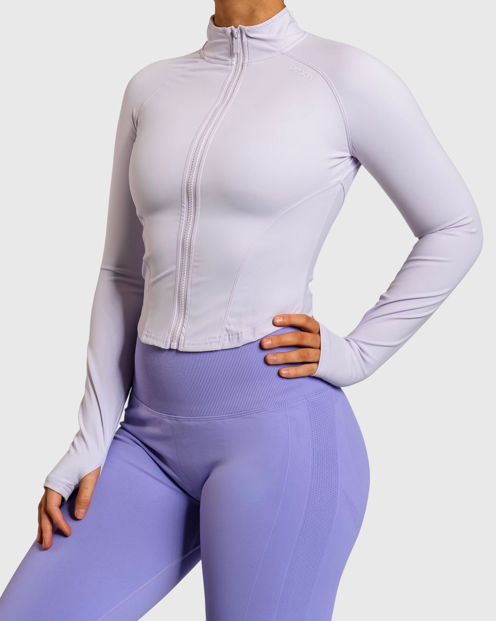 Lavender Define Jacket - Peach Tights - Jacket