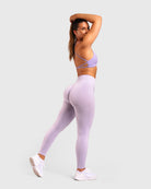 Lavender Deluxe Mid Waist - Peach Tights - Tights