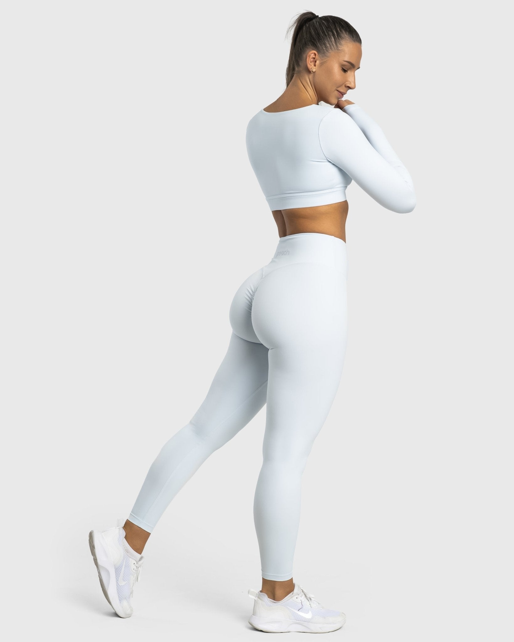 Light Blue Align Tights - Peach Tights - Tights