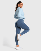 Light Blue Shape Jacket - Peach Tights - Jacket