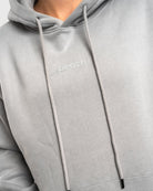 Light Grey Haze Hoodie - Peach Tights - Hoodie