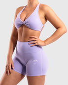 Light Purple Twist Sports - bra - Peach Tights - Sports - Bra
