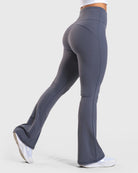 Navy Blue Flared Yoga - Peach Tights - Tights