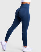 Navy Blue Lux Seamless Tights - Peach Tights - Tights