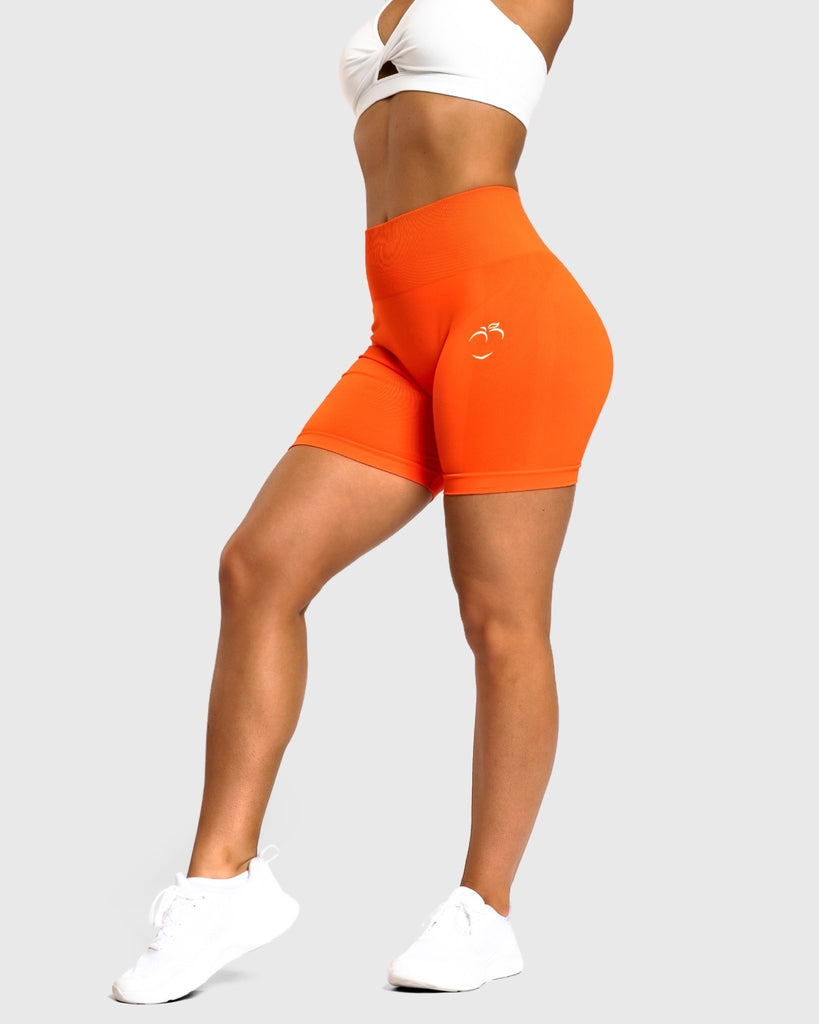 Orange Motion Shorts - Peach Tights - Shorts