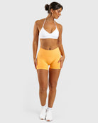Orange Shaping Shorts - Peach Tights - Shorts