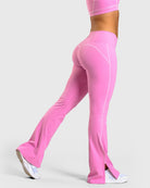 Pink Bloom Yoga Pants - Peach Tights - Tights
