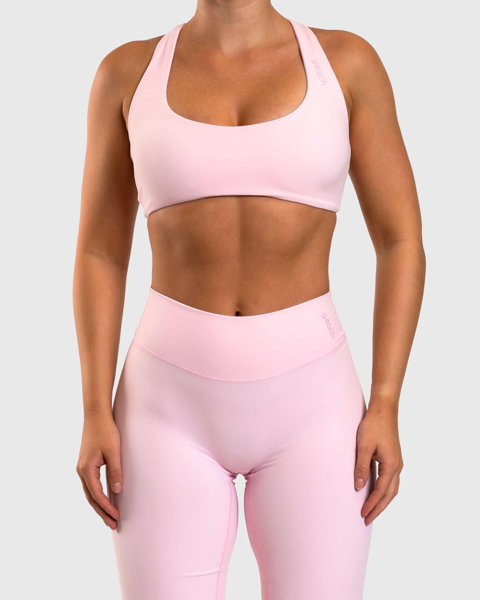 Pink Divine Sports - bra - Peach Tights - Sports - Bra
