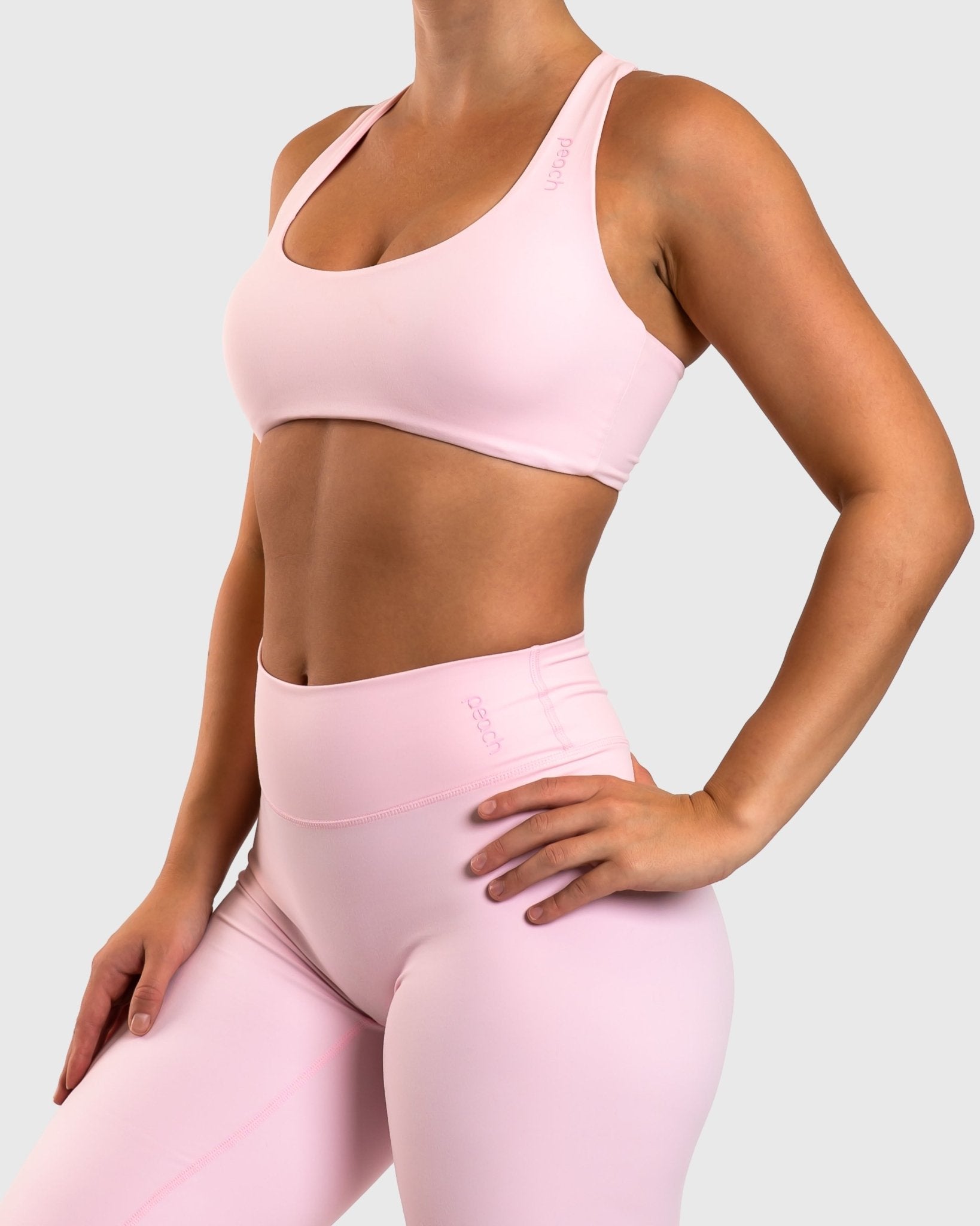 Pink Divine Sports - bra - Peach Tights - Sports - Bra