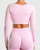 Pink Ignite Long Sleeve - Peach Tights - Long sleeve