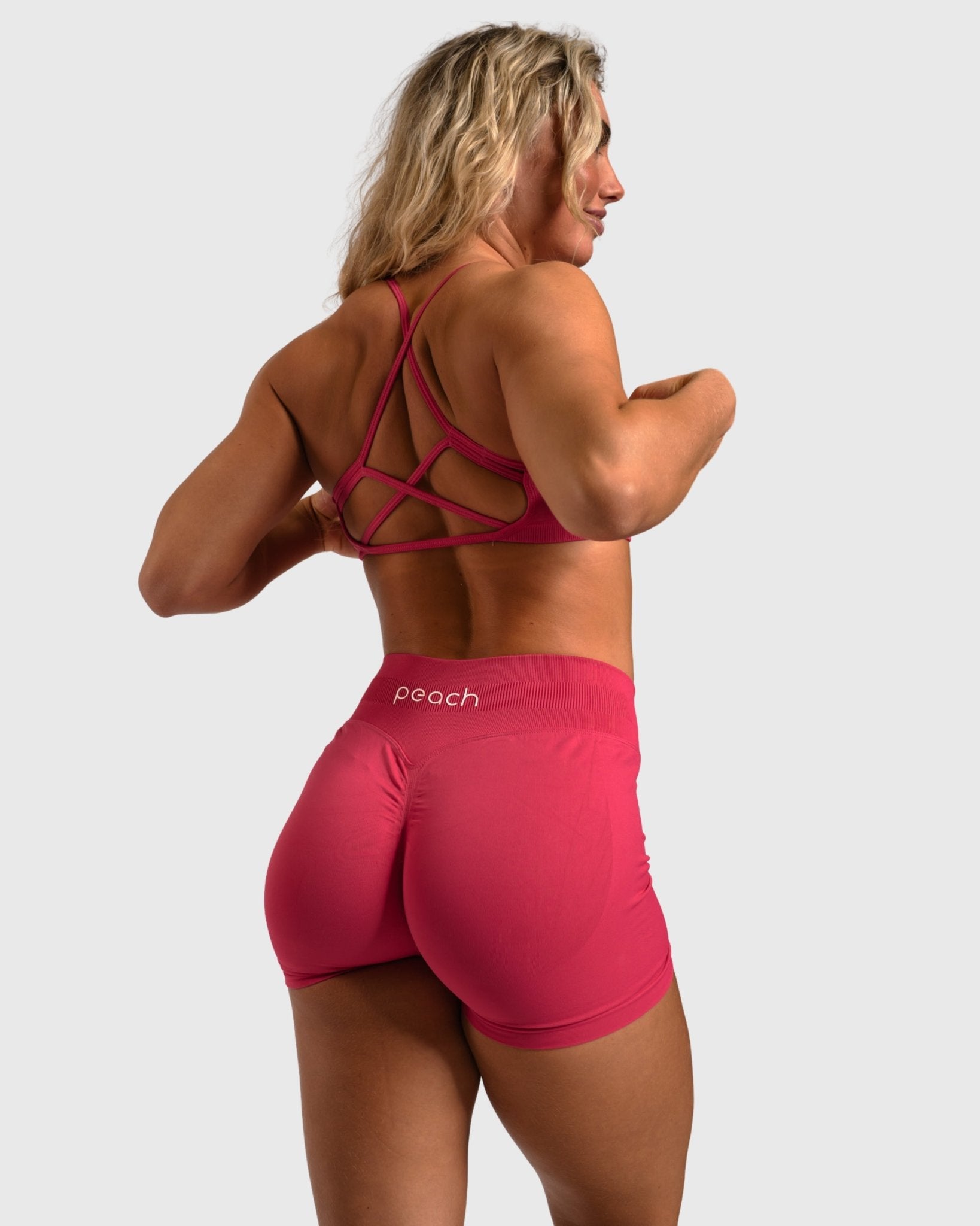 Pink Impact Sports - bra - Peach Tights - Sports - Bra