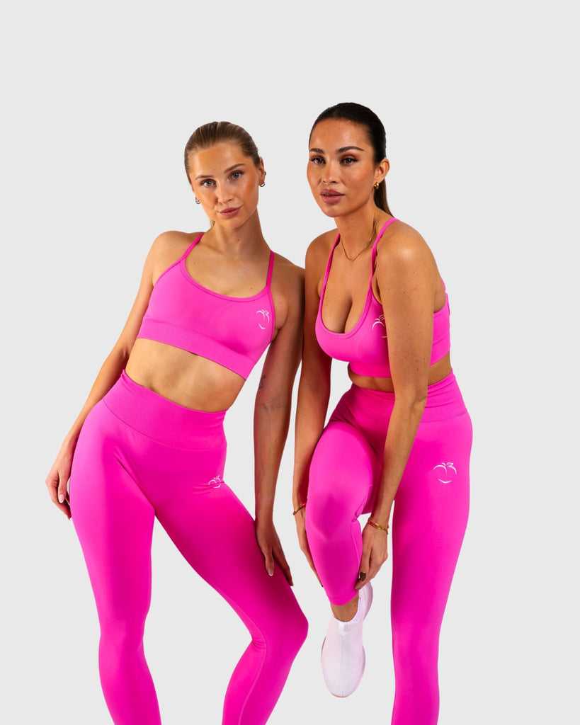 Pink Performa Sports - bra - Peach Tights - Sports - Bra