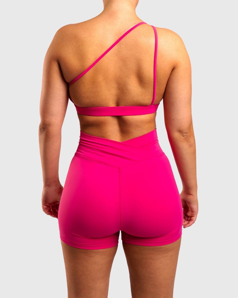 Pink Prism Sports-bra - Peach Tights - Topp