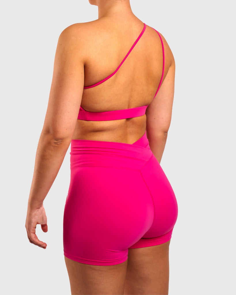 Pink Prism Sports-bra - Peach Tights - Topp