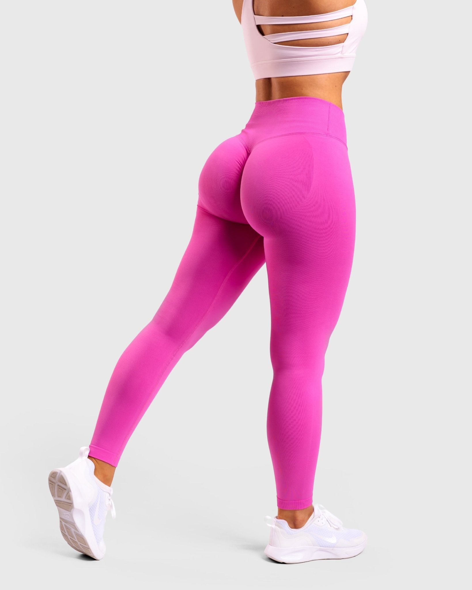 Pink Revive V - waist Tights - Peach Tights - Tights